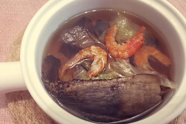 黑牛肝菌干虾汤的做法，有哪些功效作用