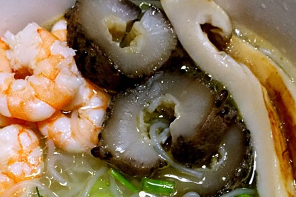 松茸海参鲜虾米粉汤怎么做好吃